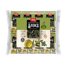 동원 양반 올리브유김 4g x 16봉, 16개
