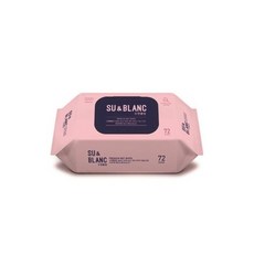 수앤블랑)물티슈캡형72매), 1개