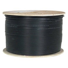 버티컬 케이블 Cat6 이중 Jacket 다이렉트 Burial 1000ft Black Bulk ?, 상세내용참조