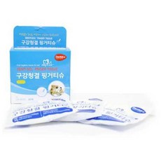 강아지 핑거 티슈 30매 1P 손가락 칫솔 고양이 애견-81446EA, 1개, 30개