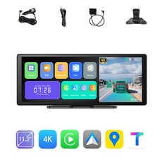 Imagebon 11.3 인치 4K ADAS 내비게이션 카플레이 안드로이드 오토 모니터 무선 자동차 내비게이션 블루투스 블랙박스 후방카메라, N50 No Front Cam No Rear Cam