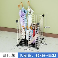 우산꽂이 문입구 우산통 선반 수납선반 북유럽스타일의 사무실 러그 수납통 가정용 스틸아트 우산대, T22-높이올리는 화이트 1체크 [ 소절을 보내다+쟁반, 1개