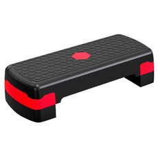 운동 발판 발받침대 운동기구 종아리 스트레칭보드, 베이직 싱글 레이어 (레드와 블랙) 68CM