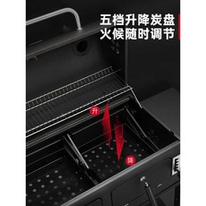 바베큐그릴 바베큐고기 캠핑용품 장작구이기계 바베큐준비물, 마리오 (오븐 + 전기그릴)