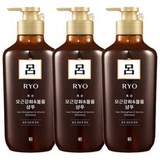 려 흑운 모근강화 볼륨케어 샴푸 550ml 3개 상품 이미지