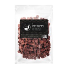 강아지 말랑 큐브 져키, 오리고기, 1.1kg, 1개