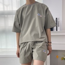 우븐반팔
