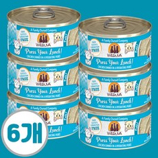 웨루바 캔 캣츠인더키친 클래식, 6개, 85g, 웨루바 클래식 파테 캔 프레스 유어런치