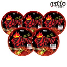 팔도 매운 킹뚜껑 110g 컵라면 라면 큰사발 큰컵 무배, 5개