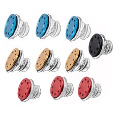 6063 CNC 알루미늄 합금 블루 블랙 레드 골드 8 홀 10 개, 03 5Pcs Gold, 5개