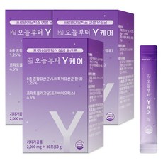 오늘부터 Y케어, 3개, 60g