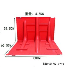 홍수 방지판 침수 차수문 차수판 지하 장마 물막이판, 길이 80 x 너비 65.5 x높이52.5CM