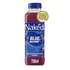 Naked 네이키드 블루 머신 블루베리 스무디 750ml x4팩