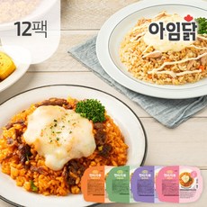 [아임닭] 맛있는 현미치볶 도시락 195g 4종 12팩, 선택:05_현미치볶 햄김치 12팩