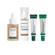 3L GREEN SERUM CREAM TONER SET 쓰리엘 그린세럼 진정 톤업크림 토너 세트, 1개