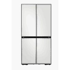삼성 비스포크 4도어 키친핏 양문형 냉장고 615리터 코타화이트