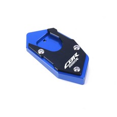 호환 혼다 CBR500R 모토파 바이크 오토바이 용 킥스탠드 발 사이드 스탠드 익스텐션 패드 대 플레이트 확대 핀, [03] cbr500r bule