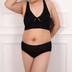 여성 인견팬티 누디 PT2200 쏘로사떼 레이스 빅사이즈 물결 맥시