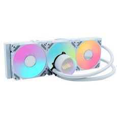 AIO 냉각기 360mm ARGB 포함 액체 CPU PWM 1800 정숙수 LGA용 수냉 시스템 1700115X20XX17XX775 AM5AM4AM3 구리 베이스 흰색 게임 오, 360mm AIO ARGB/ White - cpui5