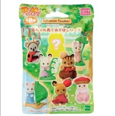 동물 동물원 토끼 고양이 오랑우탄 장식 애착 대형 인형 피규어 미니어처 키링 Sylvanian Families 블라인드 박스 아기 미니 원피스 숲 가족 과일 미스터리 럭키 백 귀여, [01] 1, [01] with box
