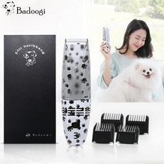 바두기 에어 바리깡 강아지 털 흡입 애견이발기, 단일제품