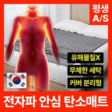 [국내생산] 터트온 전자파없는 카본 탄소매트 안심 전기매트 M (135x180cm) 상품 이미지