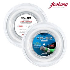 주봉 VX-63 배드민턴 스트링 극세사 티타늄 0.63mm 신제품 그립2ea증정