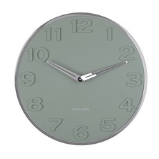 칼슨 뉴 오리지널 벽시계 그린 30cm, 1개