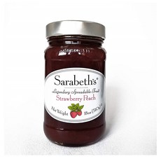 Sarabeth's 사라베스 딸기 복숭아 과일잼 510g FRUIT SPREAD, 1개