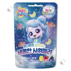 캐치티니핑 빛나핑의 새콤한 사워젤리, 1개, 50g