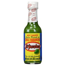 멕시코 그린 칠리 하바네로 핫 소스 El Yucateco Green Chile Habanero Hot Sauce, 120ml, 1개