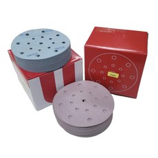 종이 원형사포 6인치 17홀 샌드페이퍼 100장 URO 페스툴, 320방(100ea)