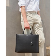 닥스 악세서리 남성 20FW [ETHAN]블랙 참장식 소가죽 서류가방 DBBA0FE24BK