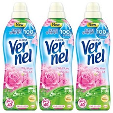 버넬 와일드로즈 10주향기지속 고농축 섬유유연제 1L, 2개