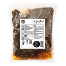 유통기한 임박 한성 간장깻잎, 12개, 1kg