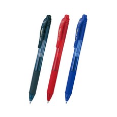 Pentel ENER GEL X 펜텔 에너겔 엑스 중성볼펜 BL107 [12개입], 0.7mm 블랙 12개입 (BL107-A)