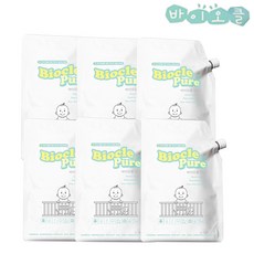바이오클 퓨어 2리터x6개(리필용), 2L, 6개