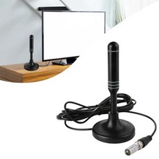 실내 디지털 DVB-T TV 안테나 프리뷰 공중 부스터 25DB 30dBi 6/12 마일, 한개옵션1, 01 6B