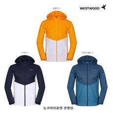 웨스트우드(WESTWOOD) 웨스트우드 NC광명 남성 여름 상하 배색 방풍 자켓 WK2MTJW235