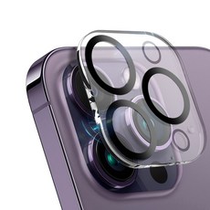 고부기 카메라 렌즈 투명 강화유리 휴대폰 액정보호필름 2매, 2개입