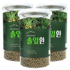 헬로우그린 100% 국내산 자연 그대로 솔잎환 250g, 3개