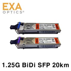 [EXA] ORing BiDi SFP1G-B3/5-LX20 20km 광모듈 세트, 단일상품