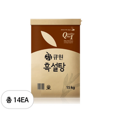큐원 흑설탕 15kg, 14개