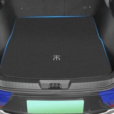 BYD SONG PLUS DMI 2022-2025 용 맞춤형 후면 트렁크 매트 자동차 스타일링 카고 라이너 패드 외부 액세서, 01 Black, 1개