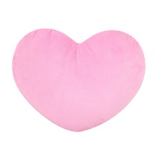 부드러운 하트 모양 베개 연인 장식 거실 침실 장식 면 소재 발렌타인 데이 선물 40cm, Pink
