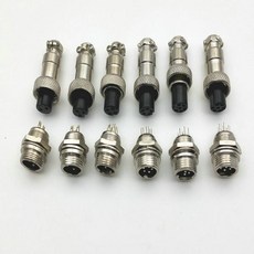 100 세트 오디오 섀시 마운트 커넥터 GX12 2 핀 3 4 5 6 7, 03 4PIN