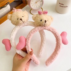 아기곰돌이머리띠