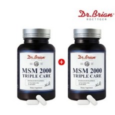 MSM 2000mg 식이유황 상어연골 콘드로이친, 120정, 2개