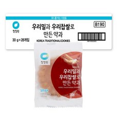 청정원 우리밀과 우리찹쌀로 만든 약과 840g x 28개 1박스, 1개