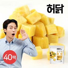 [허닭] 아이스 고구마 큐브 100g 40팩, 상세 설명 참조, 40개